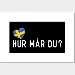 Swedish Hur mår du? Posters and Art